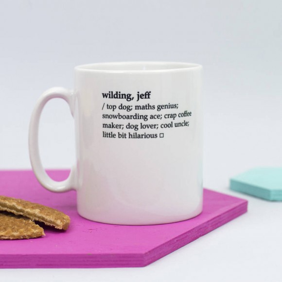 Dictionary definition mug